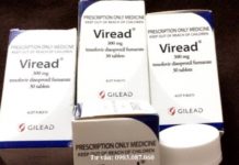 Thuốc Viread (hộp 30 viên): Tenofovir disoproxil fumarate thuoc viread la gi hop 30 vien tenofovir disoproxil fumarate