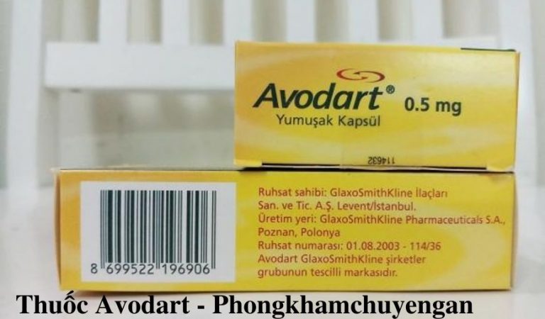 Thuốc Avodart 0.5mg trị phì đại tuyến tiền liệt